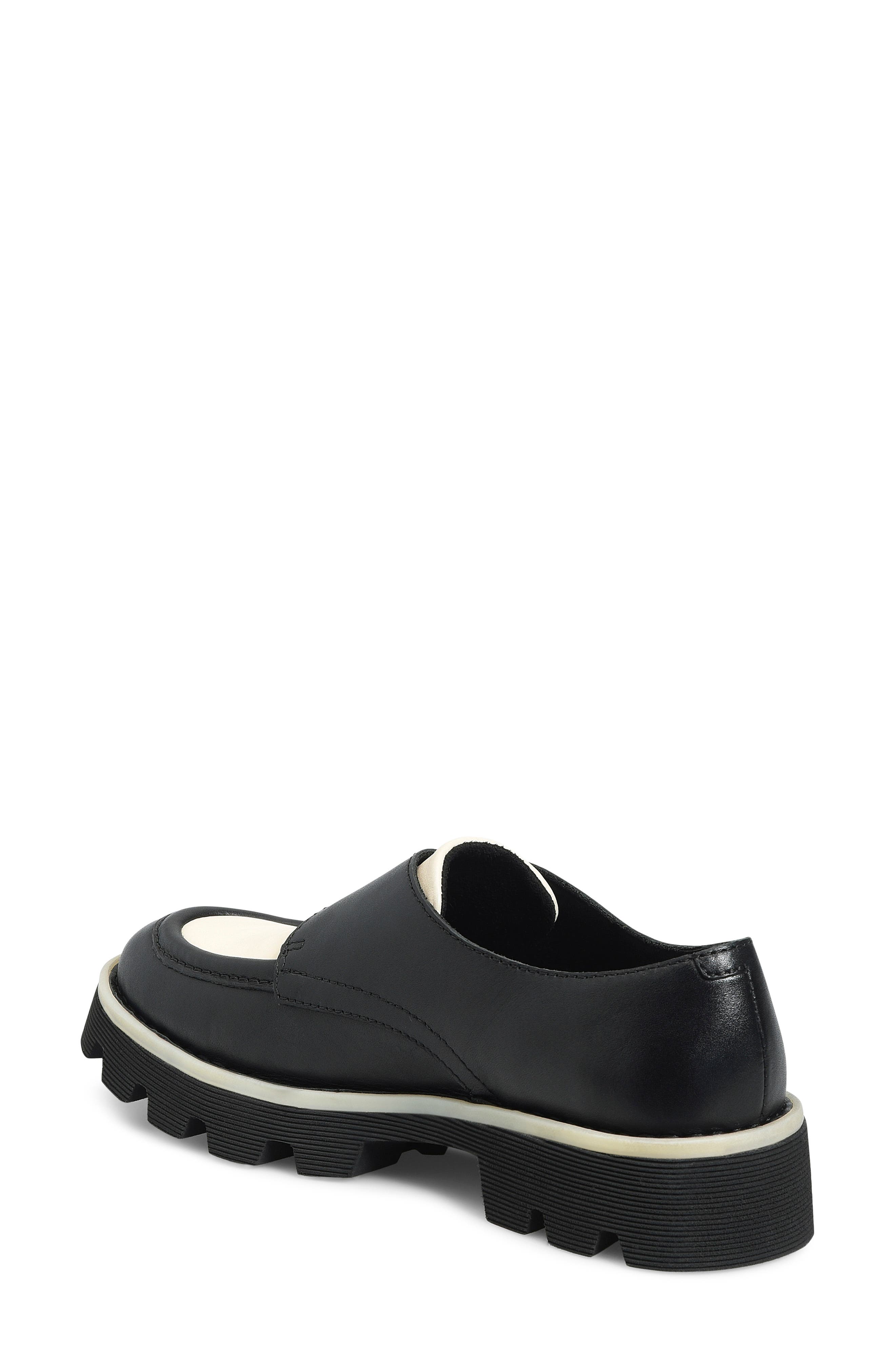 Børn Sammi Spectator Monk Strap Shoe, Alternate, color, Black Leather Combo