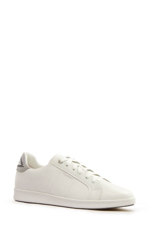 Frankie4 Jackie V Leather Sneaker In White/blue Mix