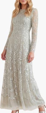 Needle & Thread Freya Long Sleeve Gown