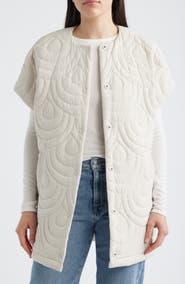 Ilse Jacobsen Blossom Short Sleeve Quilted Cape