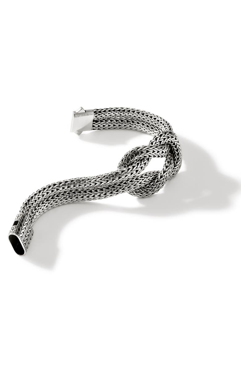 John Hardy Love Knot Bracelet, 13mm, Alternate, color, Silver