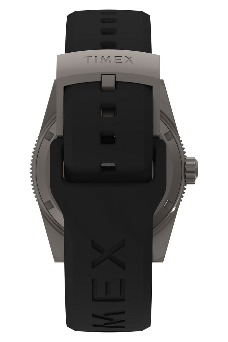 Deepwater Reef Automatic Synthetic Strap Watch, 41mm, Alternate, color, BLACK