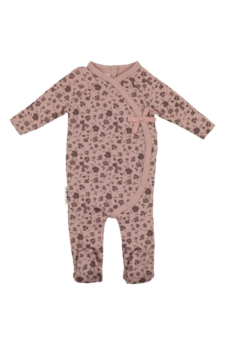 Manière Fall Floral Footie, Main, color, 