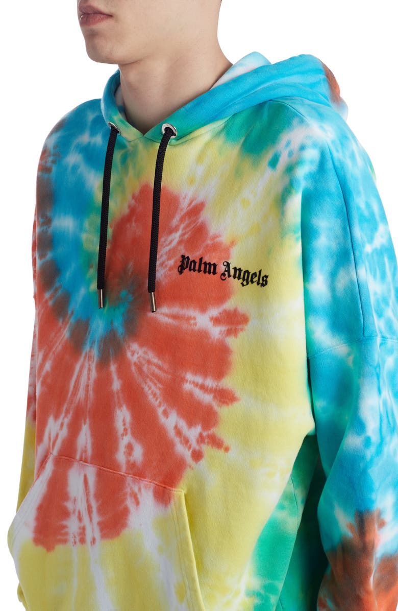 Palm Angels Tie Dye Hoodie, Alternate, color, 