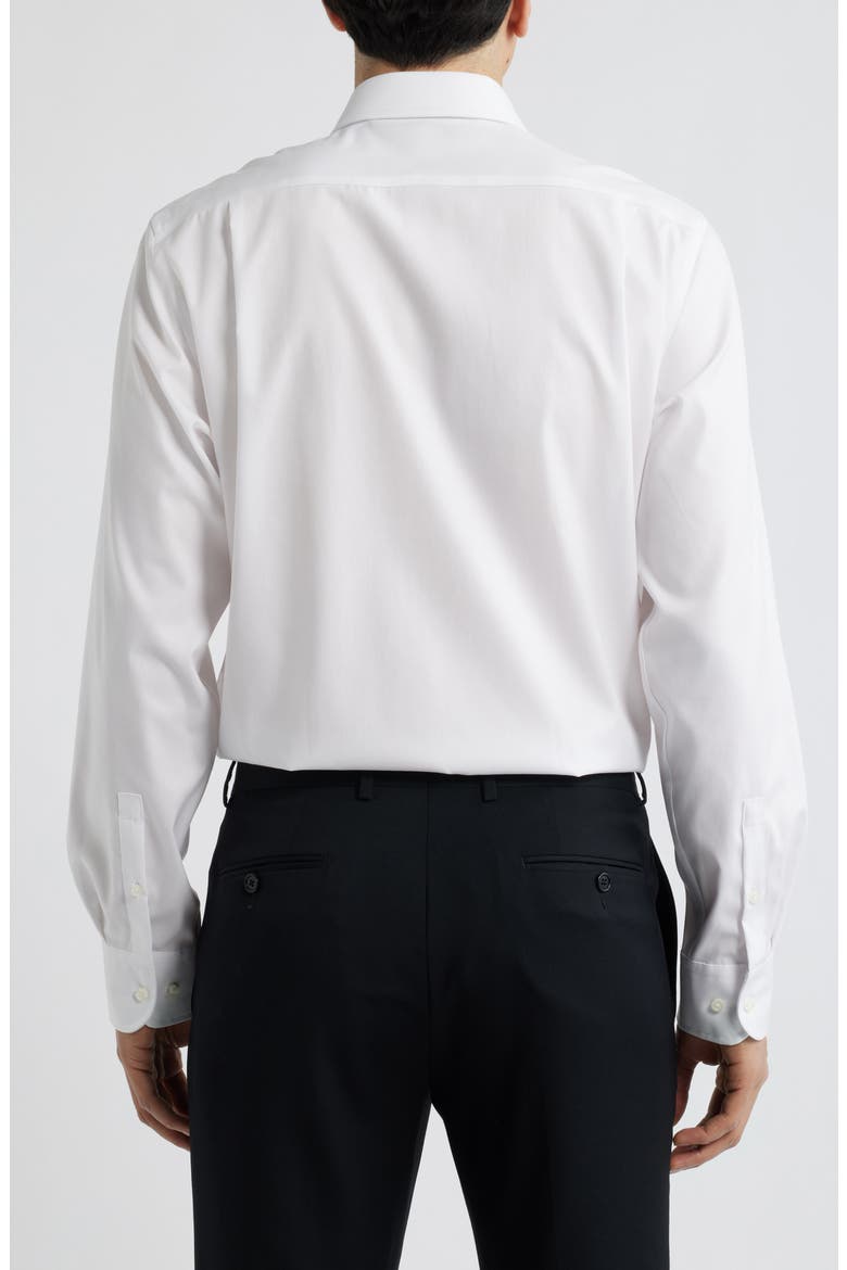 Modern Fit Pima Cotton Dress Shirt, Alternate, color, WHITE