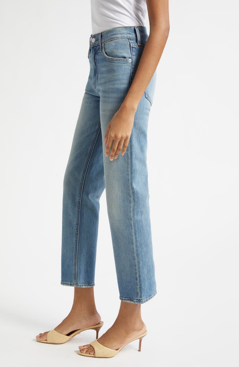Veronica Beard Leah Straight Leg Jeans, Alternate, color, Jaw Drop