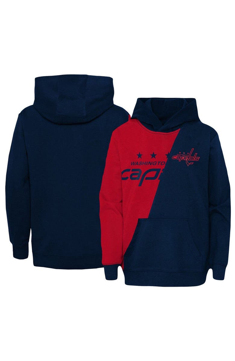 Outerstuff Youth Red Washington Capitals Unrivaled Pullover Hoodie, Main, color, Red