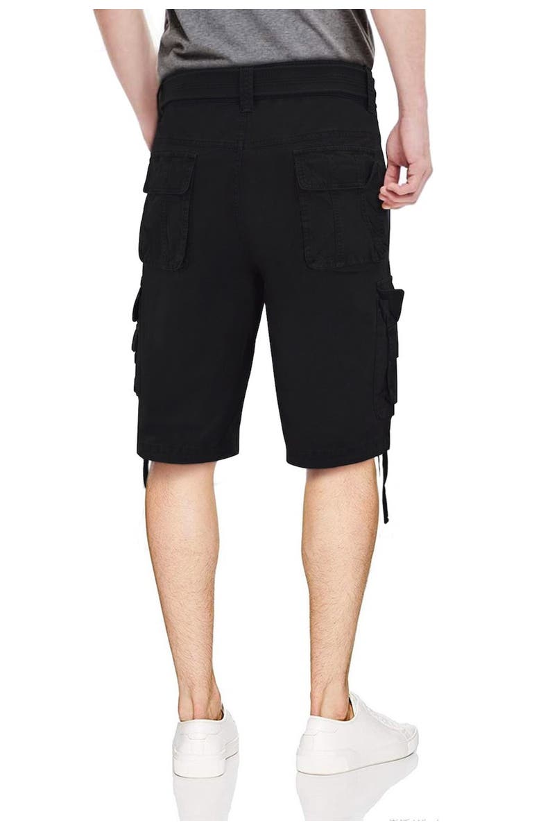 XRAY Belted Twill Piping Camo Shorts, Alternate, color,