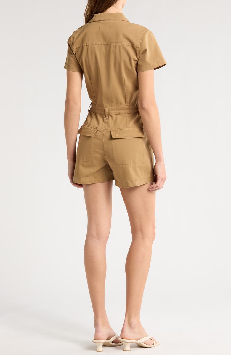 Pistola Morgan Stretch Cotton Utility Romper, Alternate, color, Khaki