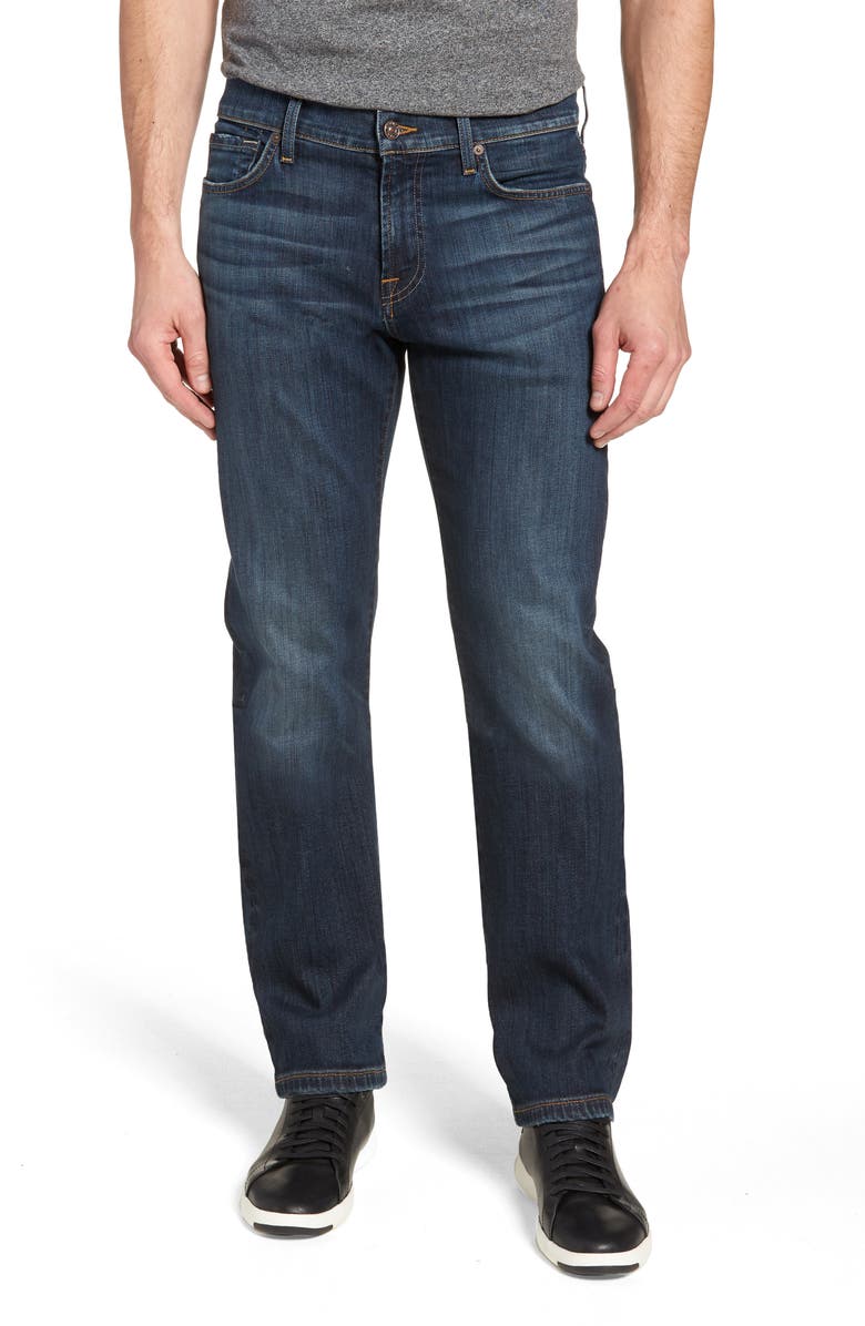 7 For All Mankind <sup>®</sup> Standard Luxe Performance Straight Leg Jeans, Main, color, 