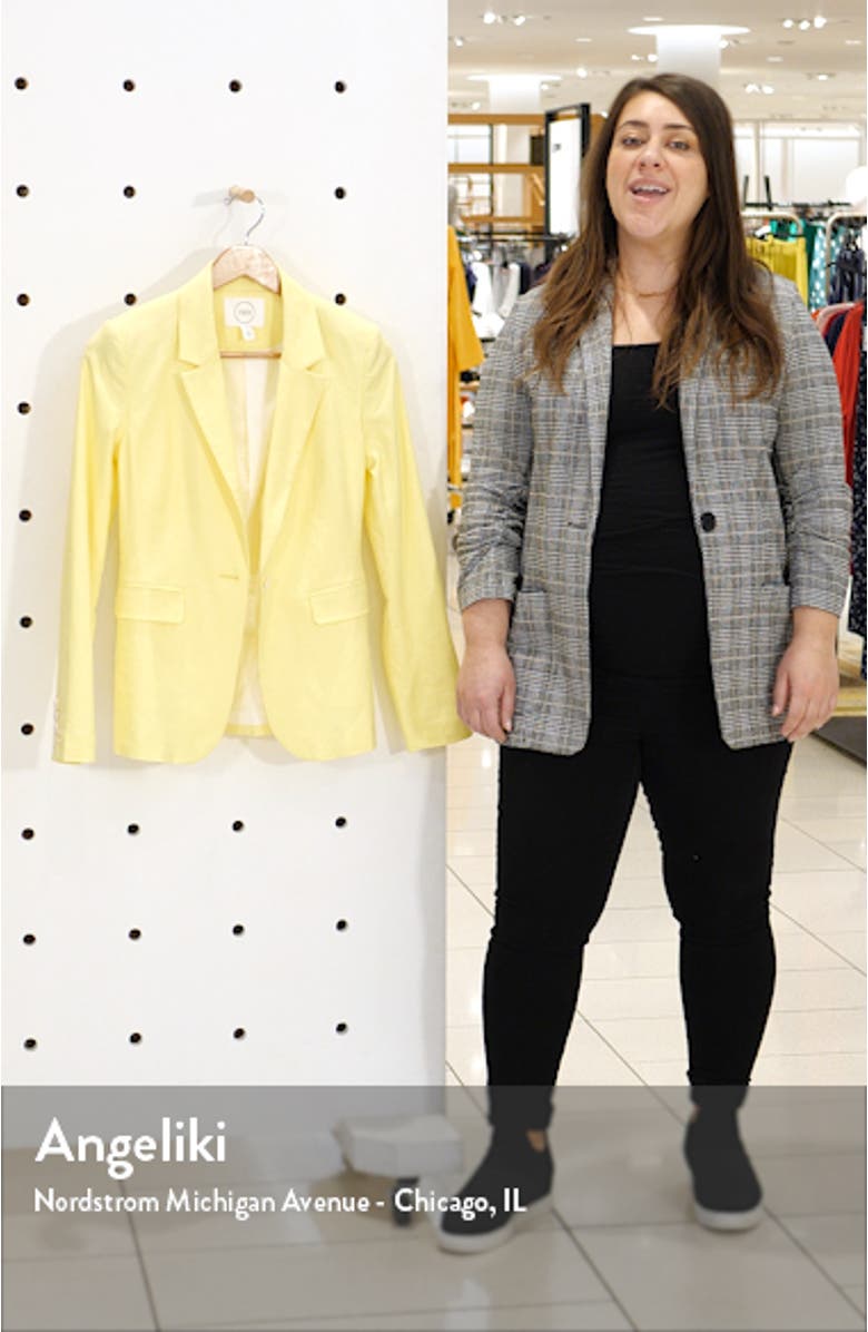 Linen Blend Blazer, sales video thumbnail