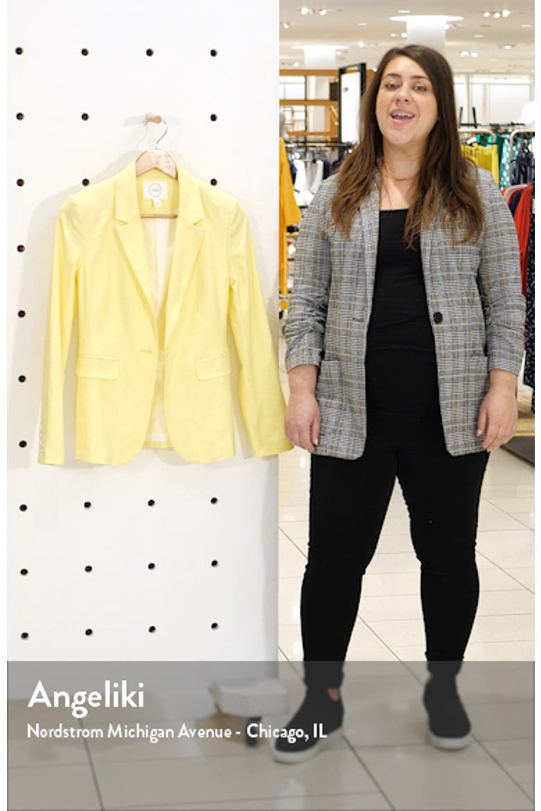 Linen Blend Blazer video