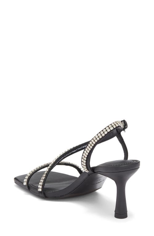 & Other Stories Malou Crystal Strappy Sandal In Black