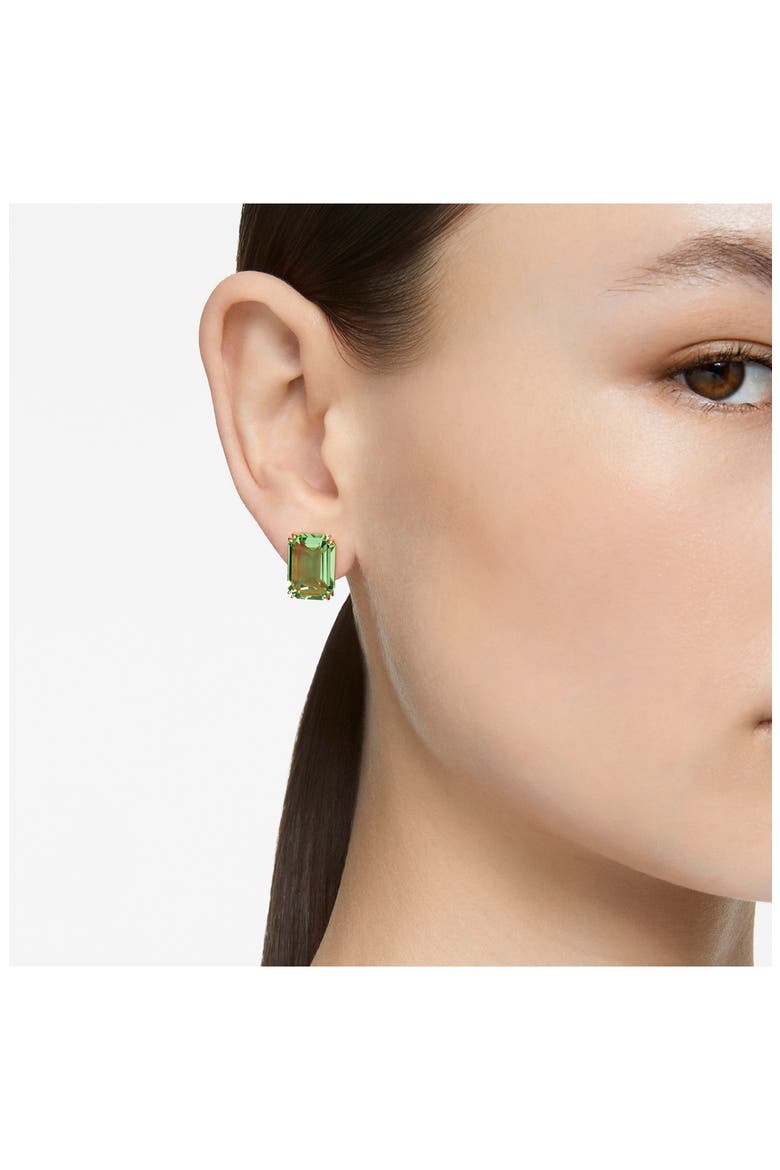 Millenia Stud Earrings, Alternate, color, PERIDOT