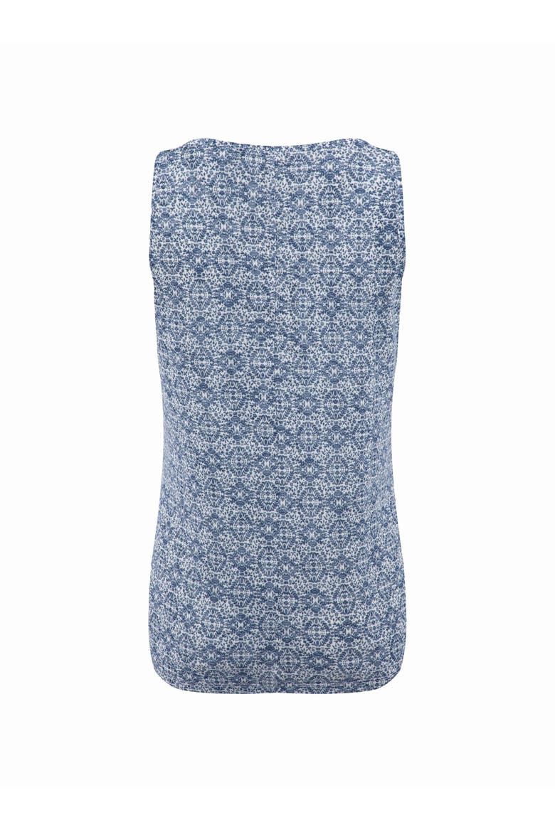 Aliana Printed Burnout Vest, Alternate, color, Faded Blue
