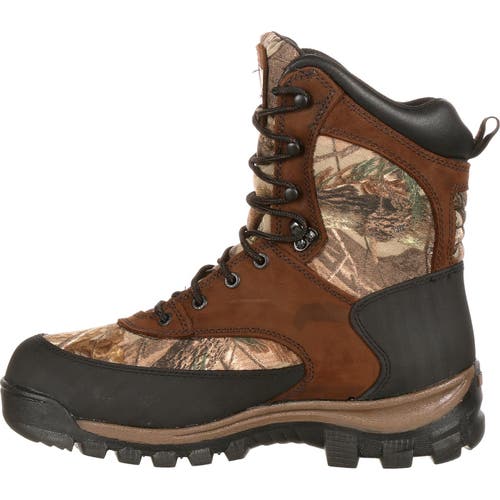 Rocky Waterproof Insulated Padded Waterproof 800g Insulated Outdoor Boot In Brown