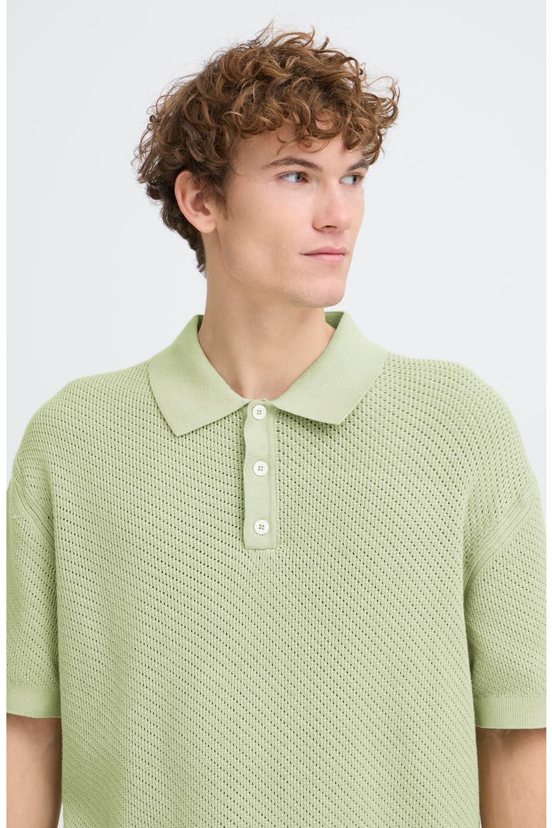 Knit Polo, Alternate, color, SWAMP