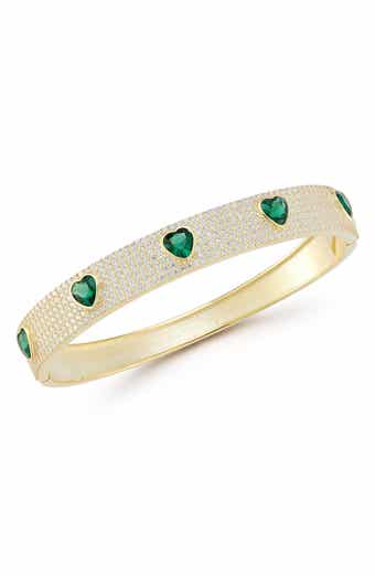 Heart Pave Bangle