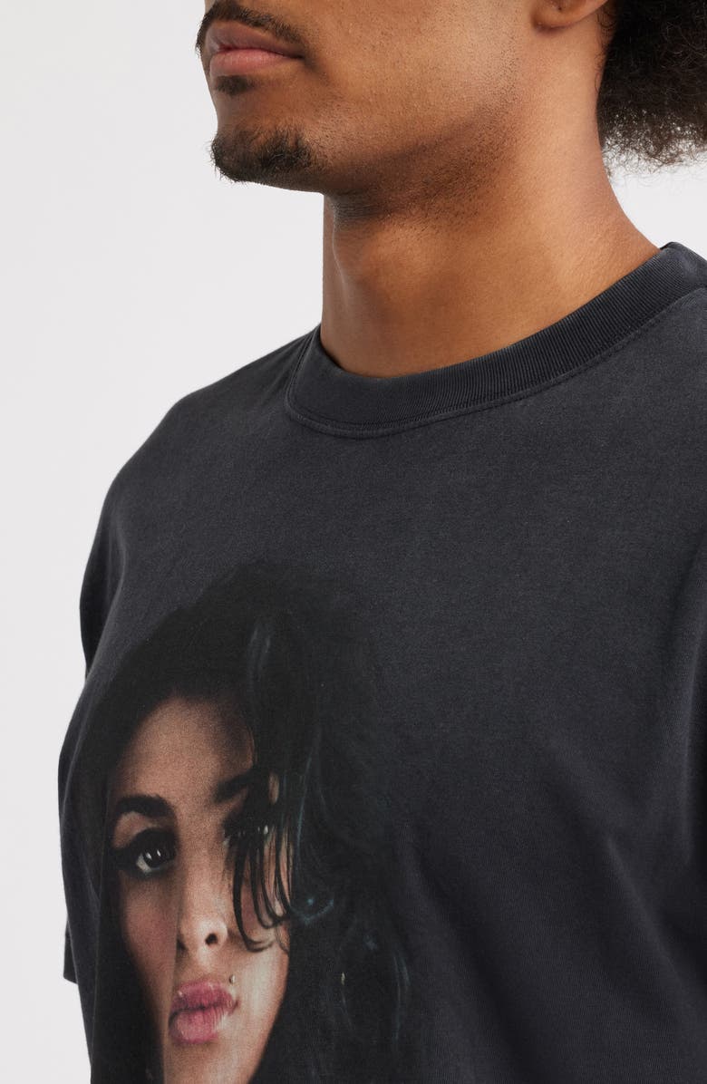 BRAVADO Oversize Amy Winehouse Graphic T-Shirt, Alternate, color, Black Wash