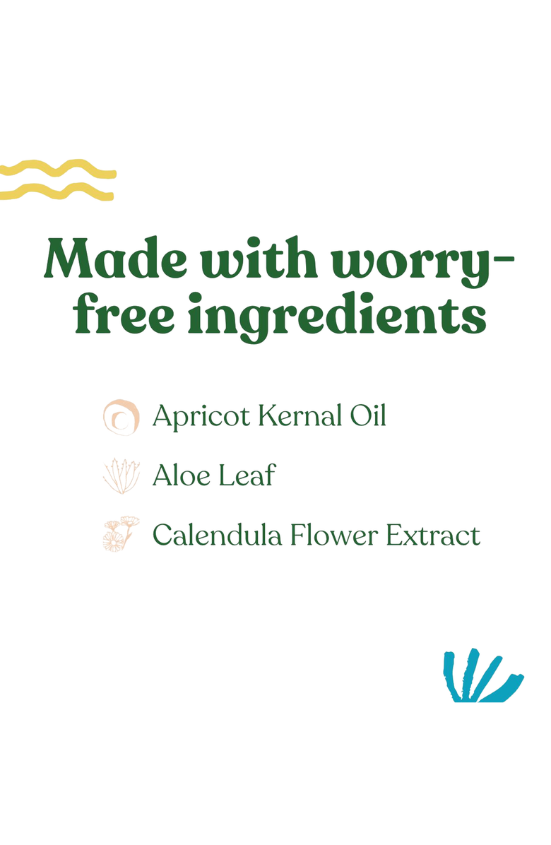 mini bloom Silk Milk Baby Body Lotion, Alternate, color, Peach / Green