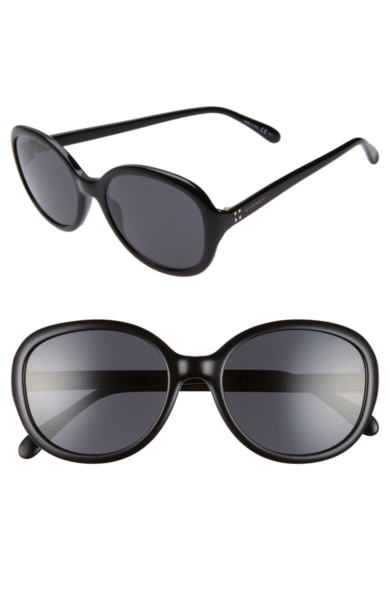 Givenchy 56mm Round Sunglasses, Main, color, 