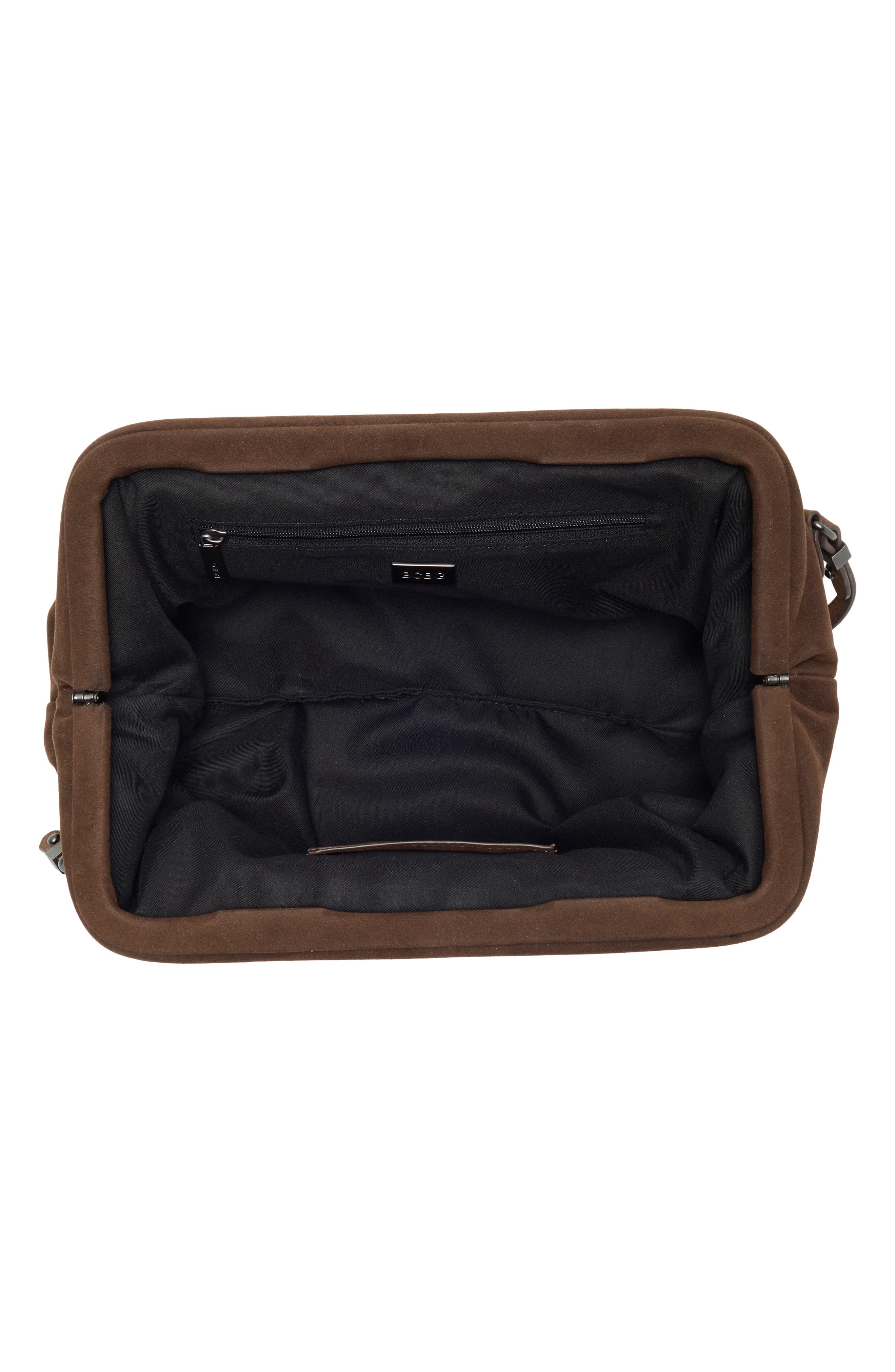 East/West Shoulder Bag, Alternate, color, CHOCOLATE