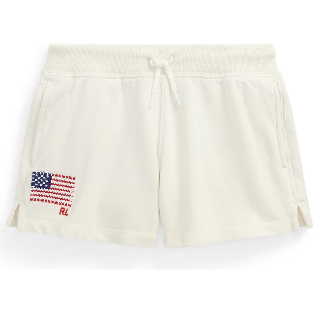 Polo Ralph Lauren Ralph Lauren Flag-appliqué French Terry Short