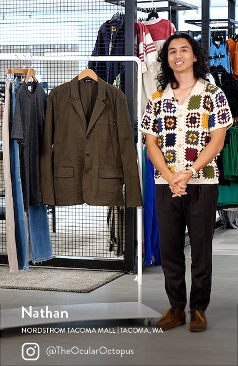 Landon Stretch Cotton Sport Coat, sales video thumbnail