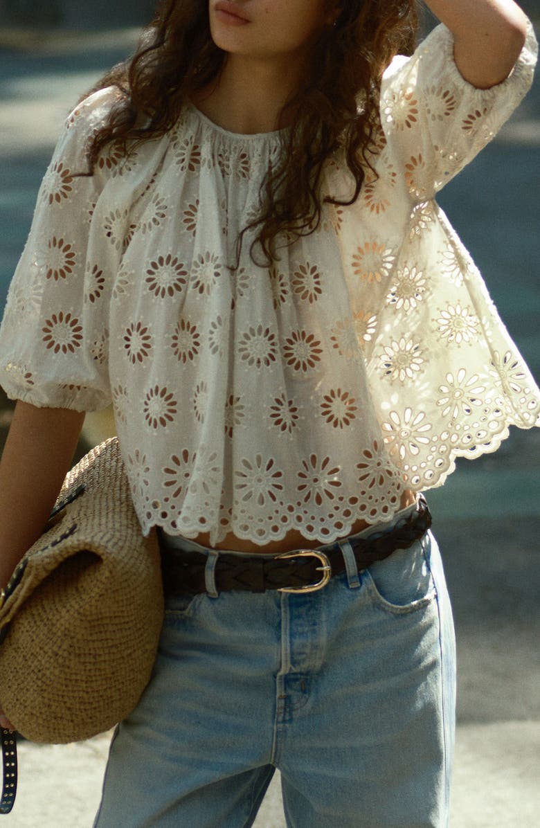 Madewell Braided Leather Belt, Alternate, color, 