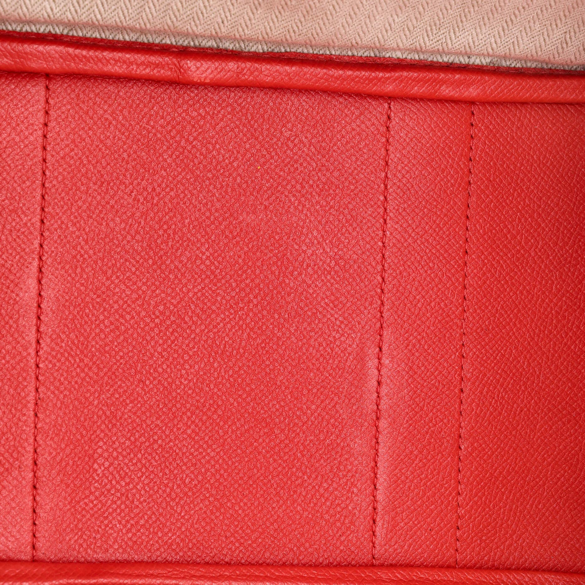 Pre-Owned Hermes Garden Party Tote Leather 30, Alternate, color, Rouge Pivoine