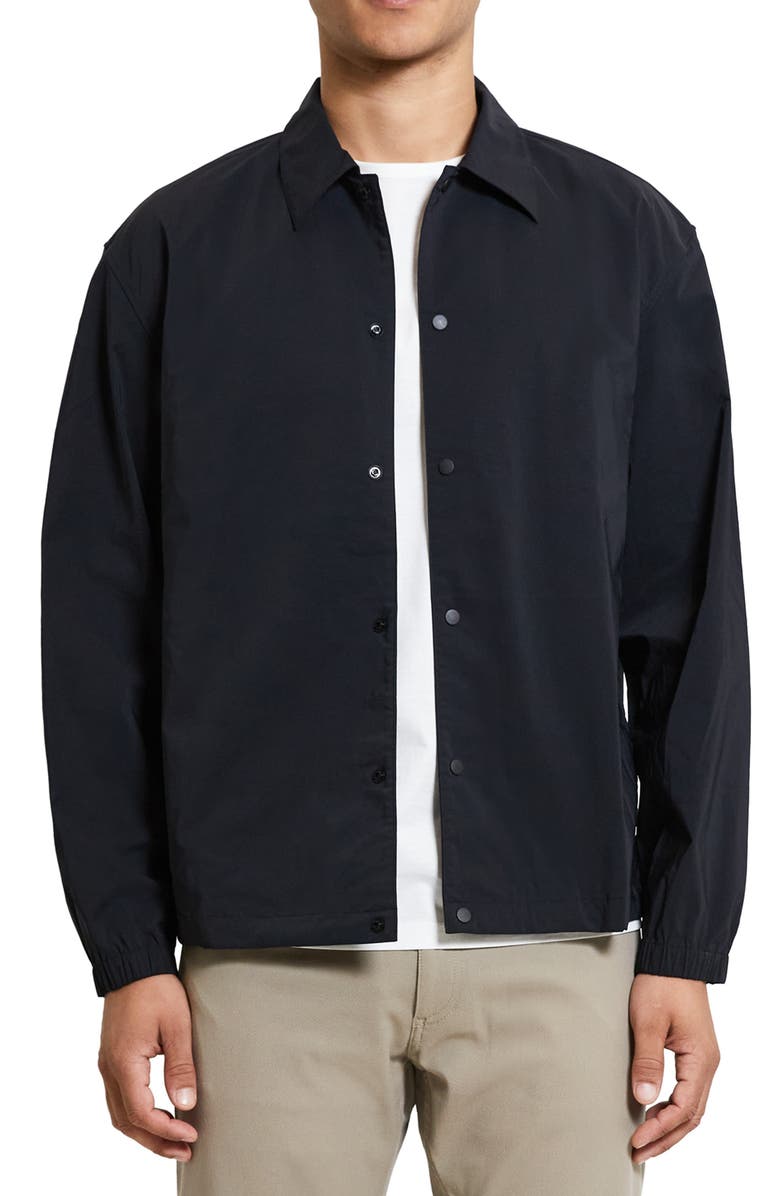 Theory City Coach's Jacket, Main, color, Black - 001