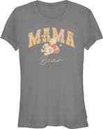 Winnie the Pooh Junior's Winnie the Pooh Collegiate Mama Bear Graphic T-Shirt
