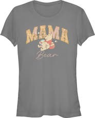 Winnie the Pooh Junior's Collegiate Mama Bear Short Sleeve Graphic T-Shirt