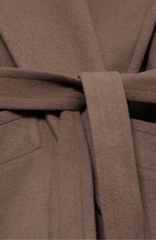 Reiss Petites Bridget Wool Blend Coat In Mink Neutral