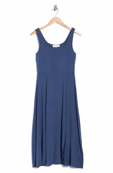 Square Neck Midi Dress