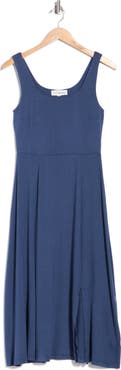 Lucky Brand Square Neck Midi Dress