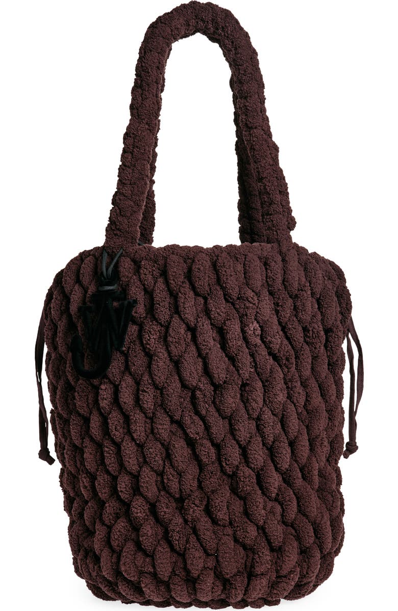 JW Anderson Large Chenille Blanket Tote, Main, color,