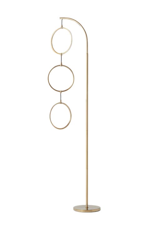 Nova 74" Novelty Halo Integrated LED Floor Lamp with 3-Way Dimming