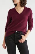 Nordstrom Cashmere V-Neck Sweater