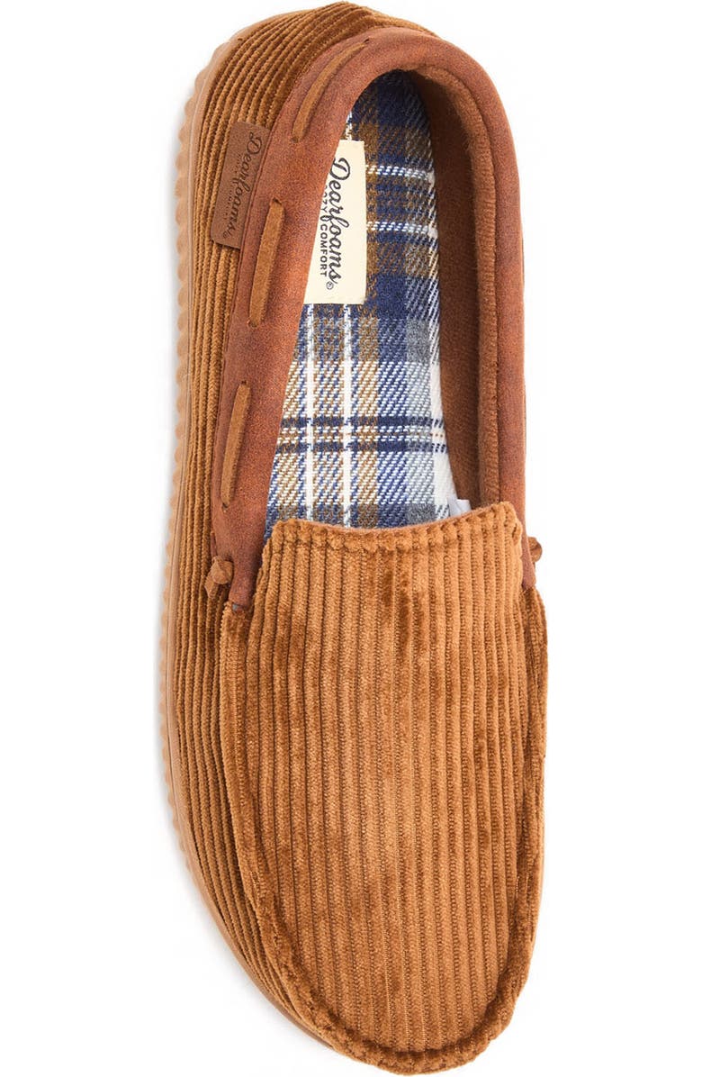 DEARFOAMS Corduroy Slipper, Alternate, color, Tan