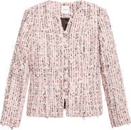 ST. JOHN Eyelash Tweed Jacket