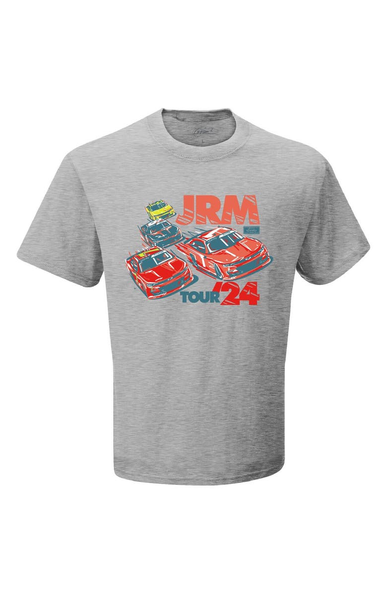 JR MOTORSPORTS OFFICIAL TEAM APPAREL Men's JR Motorsports Official Team Apparel Heather Gray 2024 Schedule T-Shirt, Alternate, color, Heather Gray
