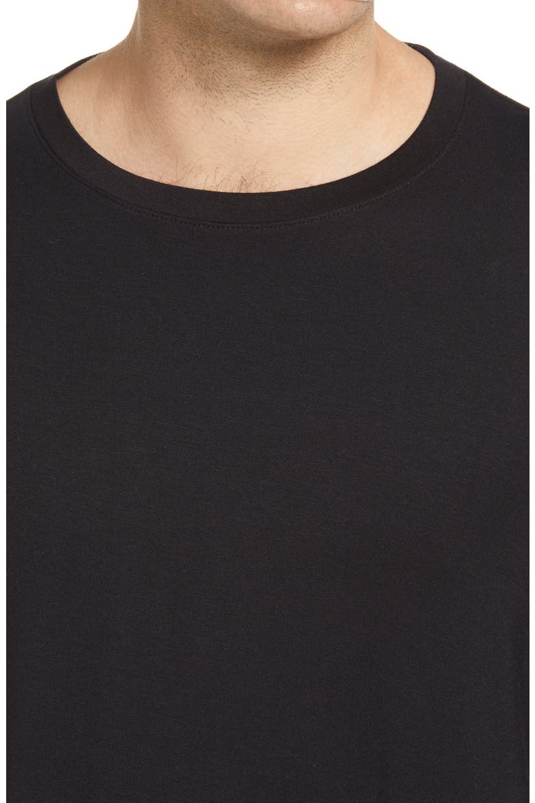Moonlight Easy Pajamas, Alternate, color, BLACK
