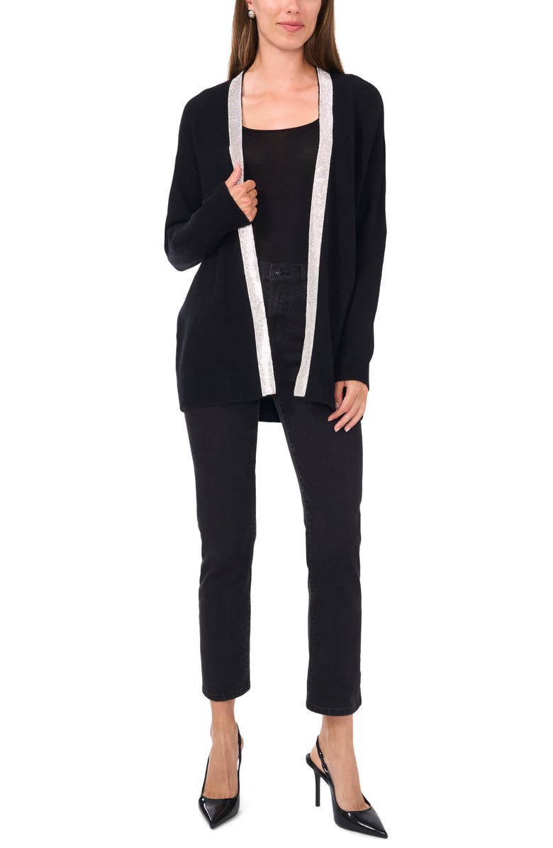 Vince Camuto Embellished Open Front Cardigan, Alternate, color,