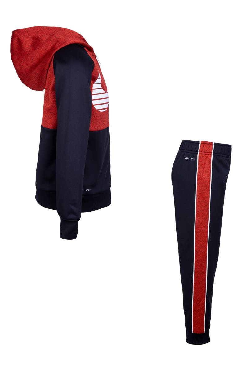 Nike Kids' Therma-FIT Colorblock Hoodie & Joggers Set, Alternate, color, 