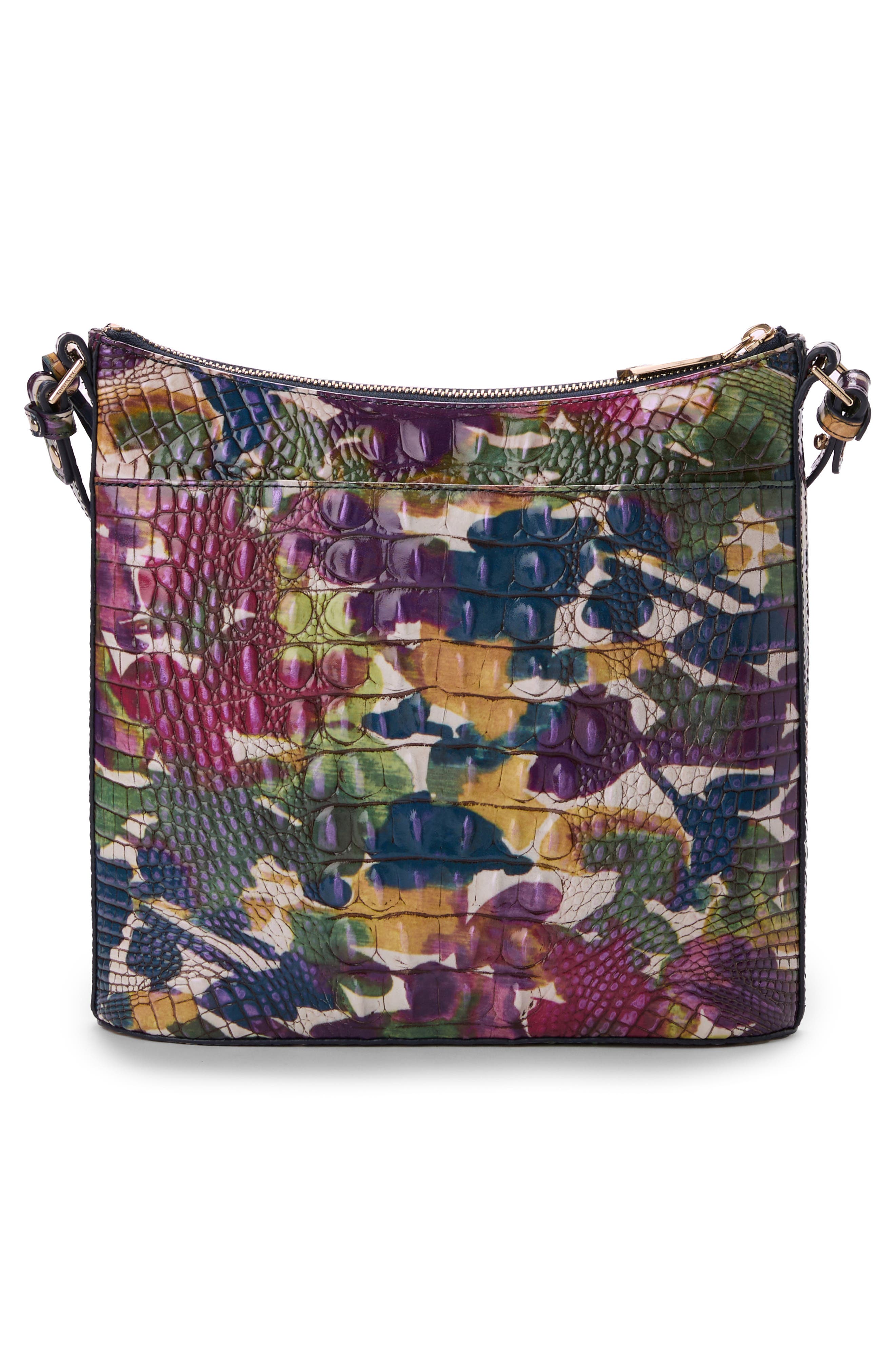 Brahmin Katie Croc Embossed Leather Crossbody Bag, Alternate, color, 