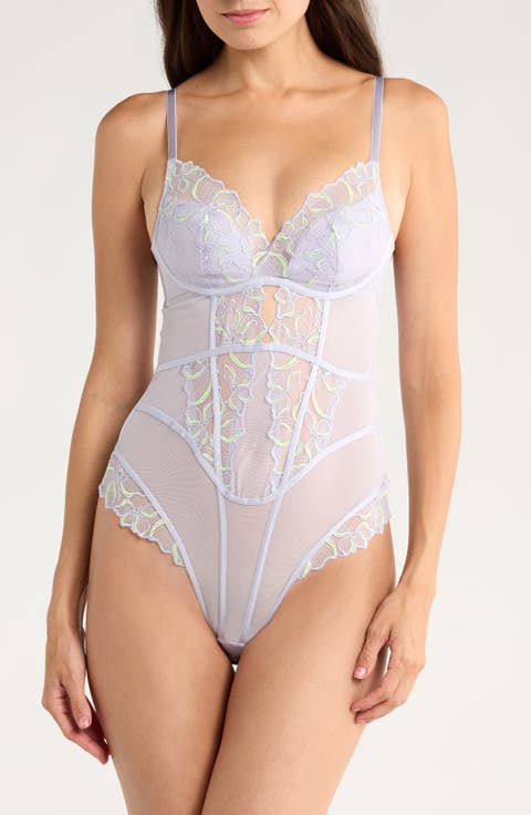 Lauren Lace & Mesh Bodysuit