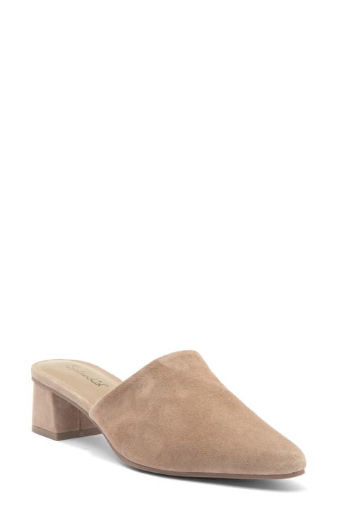Lyn Suede Mule Heel (Women)