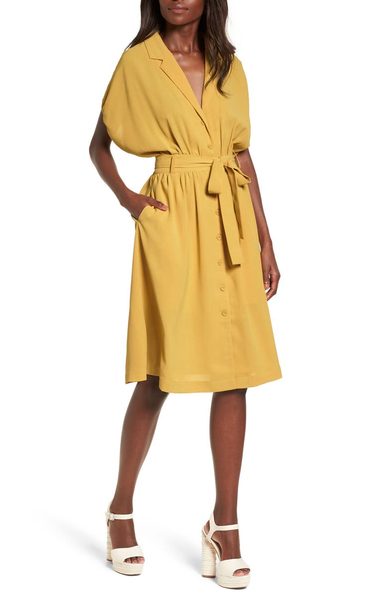 J.O.A. Chriselle x J.O.A. Cocoon Sleeve Dress, Main, color, 
