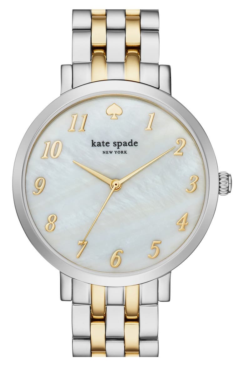 'monterey' bracelet watch, 38mm, Main, color, SILVER/ GOLD